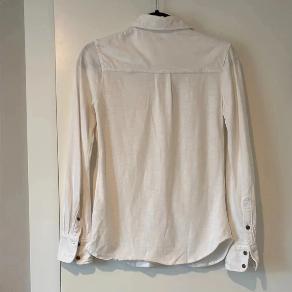 Faherty White Button Down Shirt - image 5